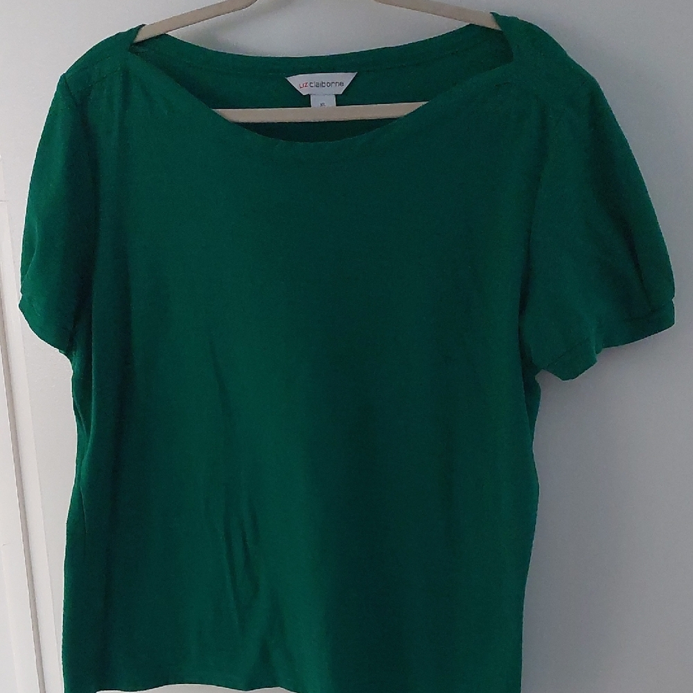 Green Women's Liz Claiborne Top Xl